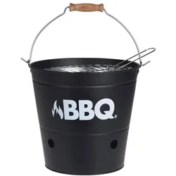Fs-Star, Holzkohlegrill, Grilleimer 26.5cm schwarz