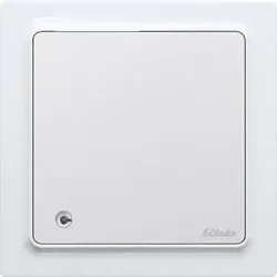 Eltako 30055520 Funk-Luftgüte-Temperatur-Feuchte-Sensor, reinweiß glänzend FLGTF55E/230V-wg
