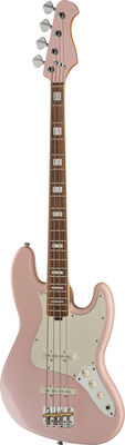 Harley Benton MV-4JB BassTheWorld Shell Pink