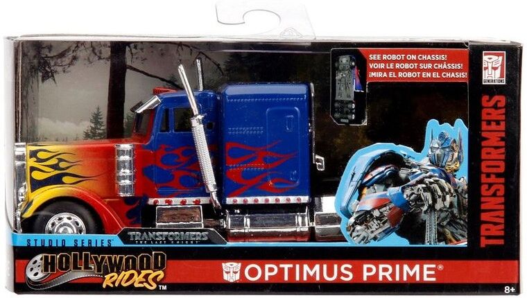 Miniature 1:32 TRANSFORMERS T1 Optimus Prime Blue - Jada Toys