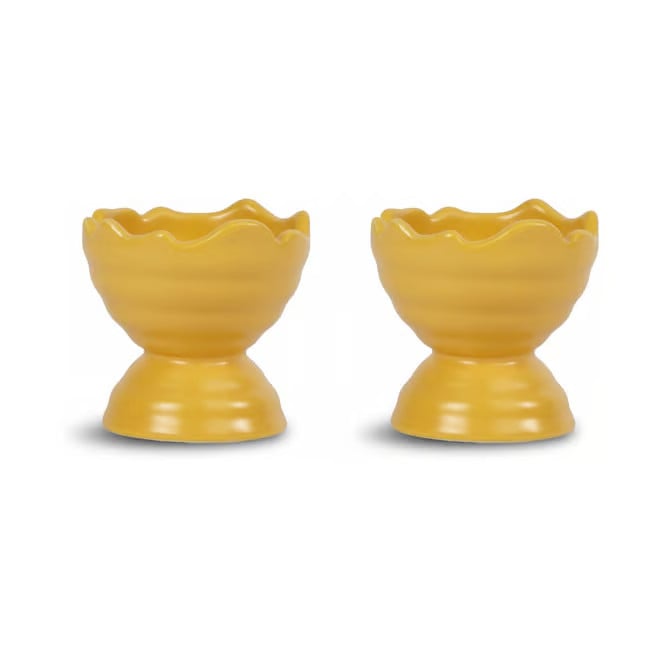 Sagaform Ellen eierdopje 2-pack Geel