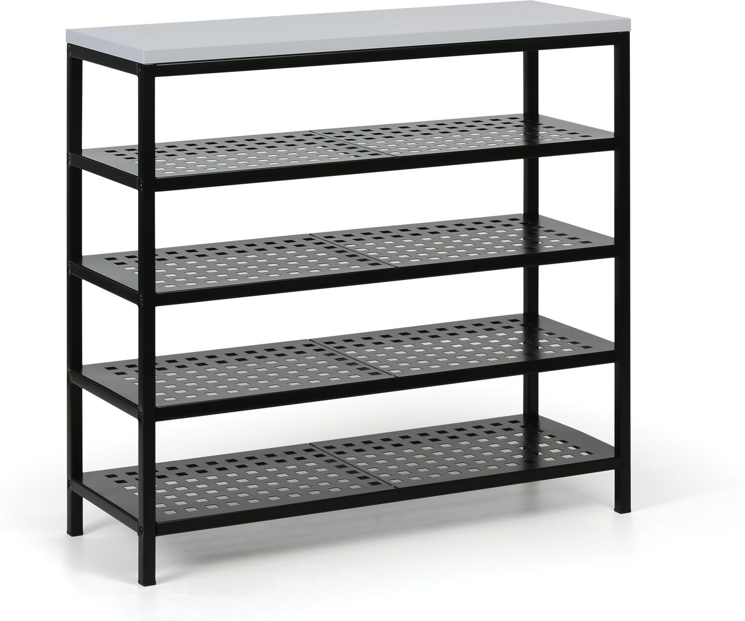 B2B Partner Schuhregal, 1000x360x949 mm, grau