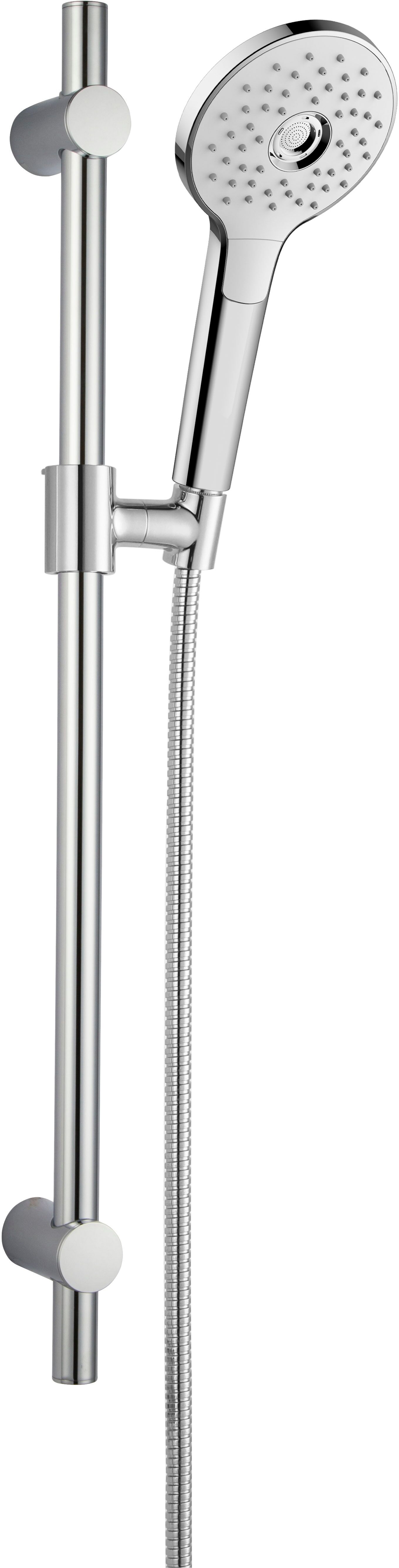Duschbrause MARWELL "RAINSTAR II", silber, B:12cm H:70cm T:12cm, Duschköpfe, Duschbrause