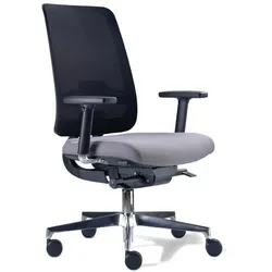 Bürodrehstuhl TAM | Netzbezug - GO0033 schwarz/NE0625 grau
