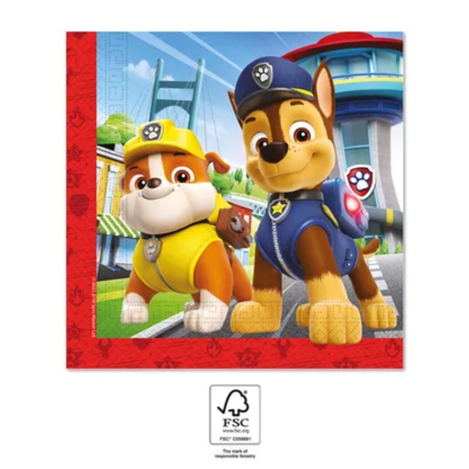 Procos Paw Patrol zweilagige Papierservietten 95599