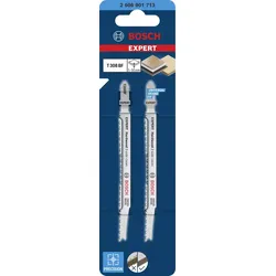 BOSCH Expert BiM Stichsägeblatt Hardwood 2-side clean T308BF, 2er-Pack