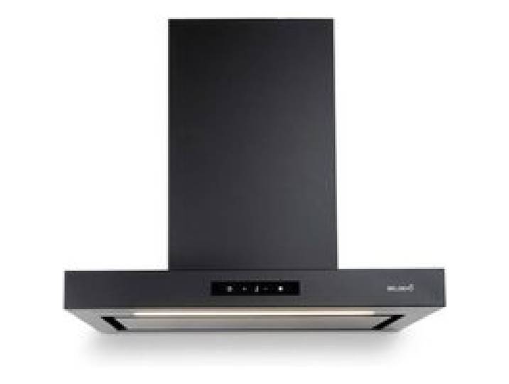 Hotte aspirante BOX Noir BELDEKO 60 cm noire commande gestuelle 858 m³/h 4 vitesses éclairage LED A+++