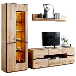 Linea Natura Wandkombination m. Beleuchtung KELIO - B/H/T ca. 270.00x203.00x47.00