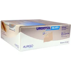 Urgotül Silver 10x12 cm Wundgaze 60 St