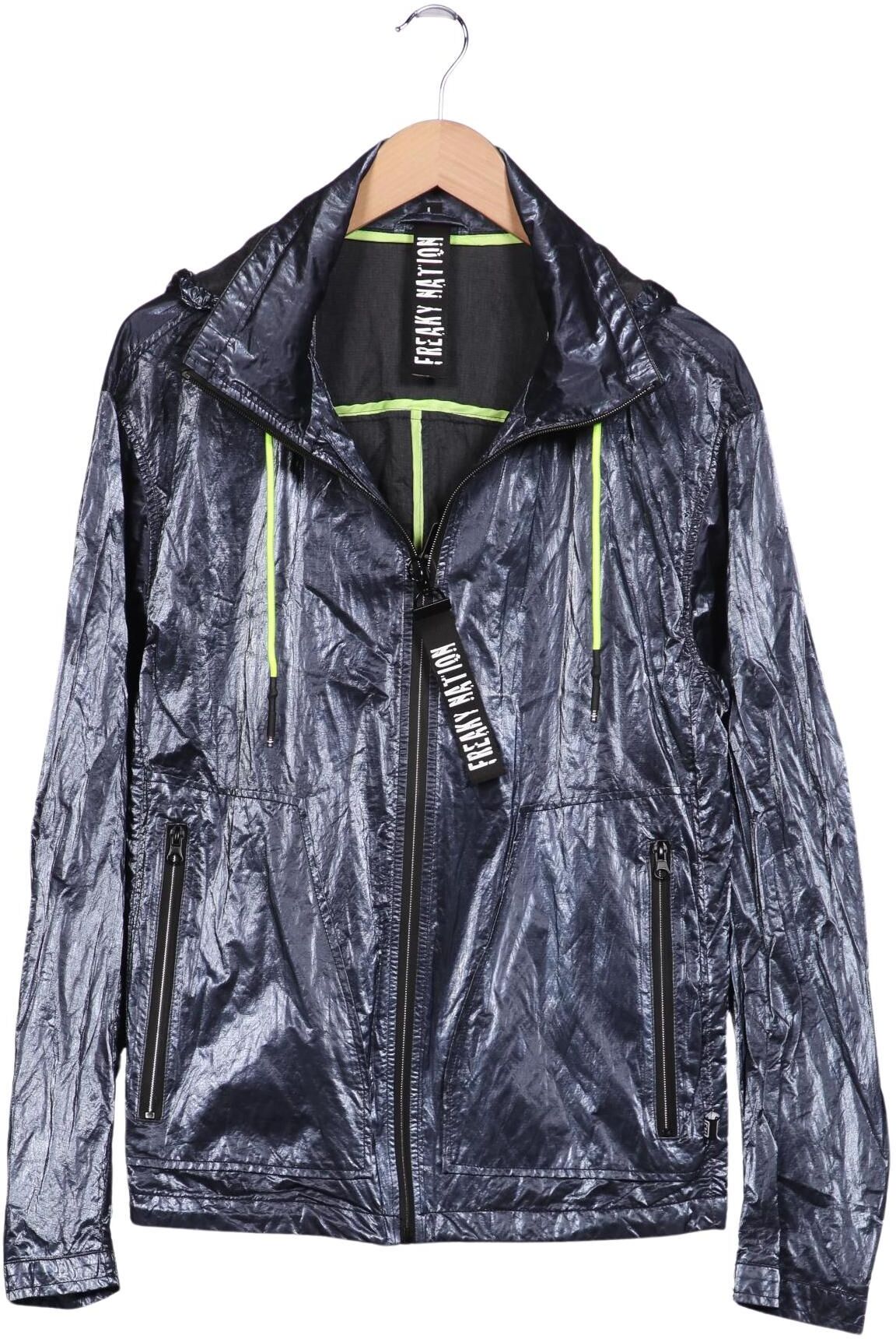 Freaky Nation Herren Jacke, Neon, Gr. M, Viskose / Synthetik / Baumwolle - Second Hand