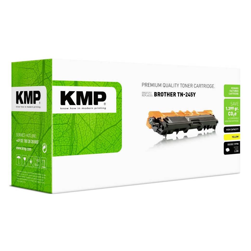 KMP Toner ersetzt TN245Y (Y) (1245,3009)
