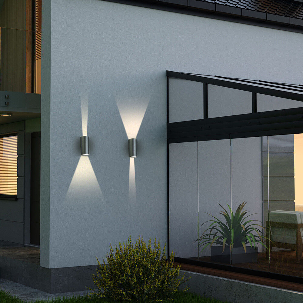 Cordova10 Corten Faretto Led Da Esterno 2 Fasci Regolabili Ip65