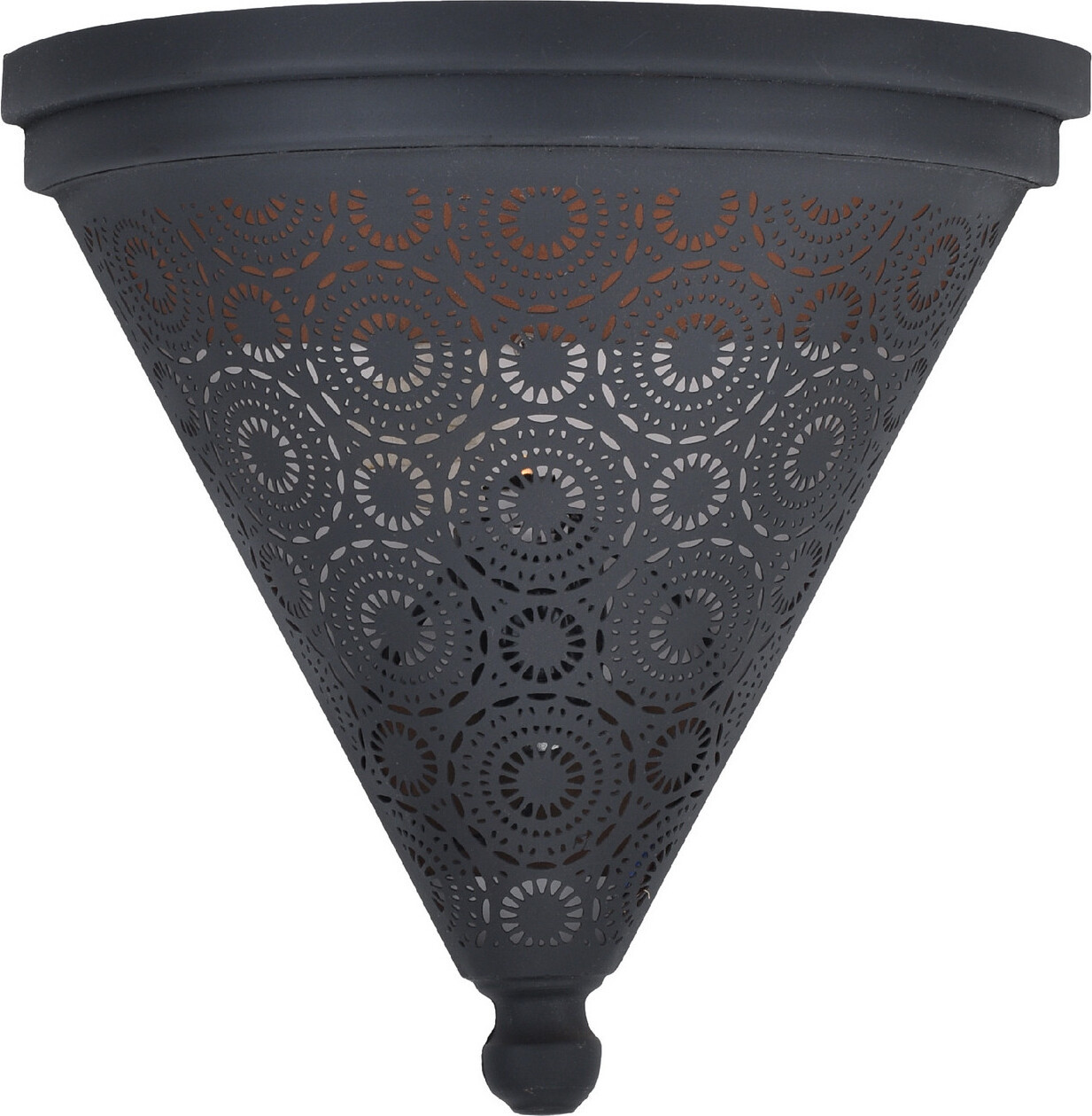 Marrakesch Orient & Mediterran Interior Firas Oosterse LED wandlamp met applicaties, zwart