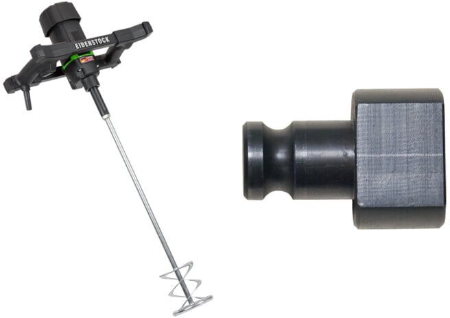 Set Eibenstock Rührwerk EHR 18.1 S Set + Einsatz für Schnellwechseladapter