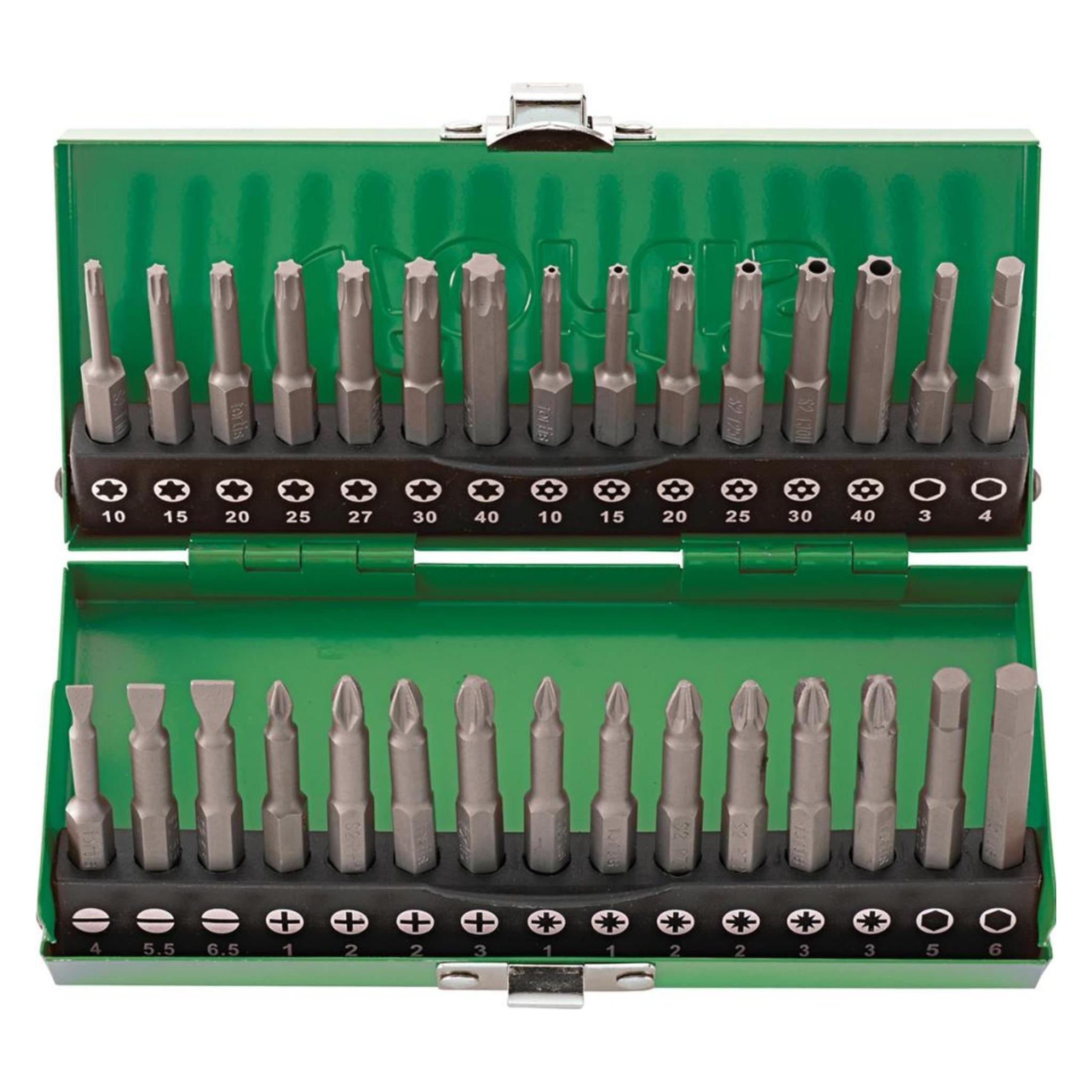 Magni Bit-Sortiment 30-teilig mit Bits 50mm FORTIS (Innensechskant, Innensechsrund TX, Kreuz Phillips PH, Schraubschlitz) (4317784791250)