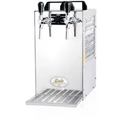 Zapfanlage, Bierzapfanlage Kontakt 70/K, 2-leitig Trockenkühlgerät aus Edelstahl, 90 Liter/h, mit Membranpumpe, Green Line