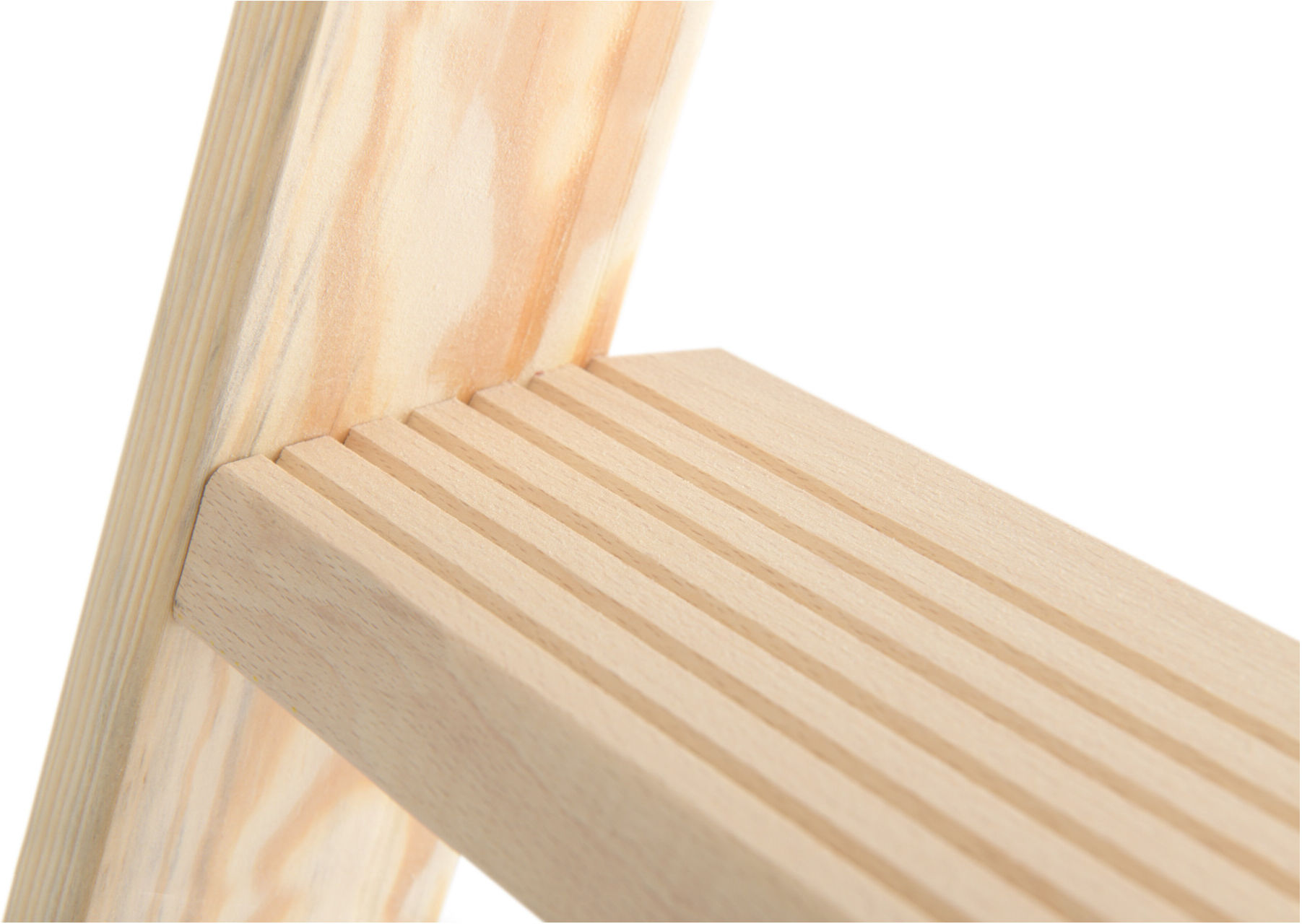 Hymer Holz-Stufenstehleiter, beidseitig begehbar, 2x10 Stufen (7149920)