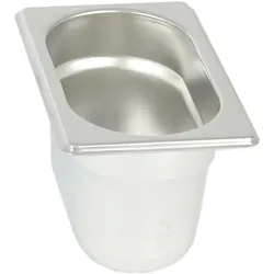 Stalgast Edelstahl Gastronormbehälter, Serie OnSet, GN 1/9 (65 mm) (GN1919065)