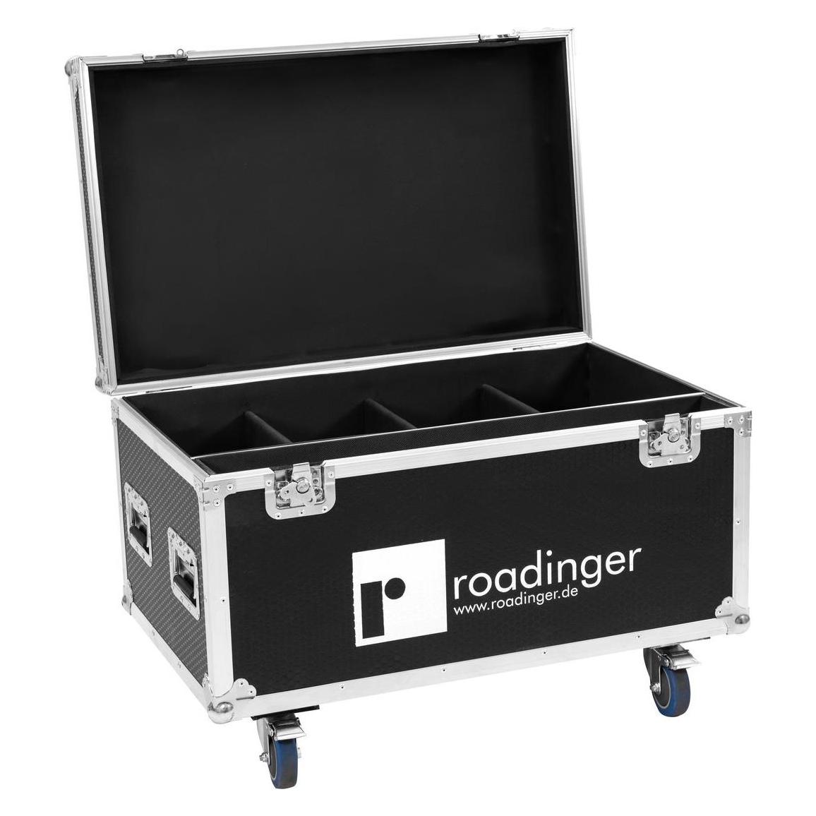 Roadinger Flightcase 4x LED IP Atmo Blinder 9 (31005229)