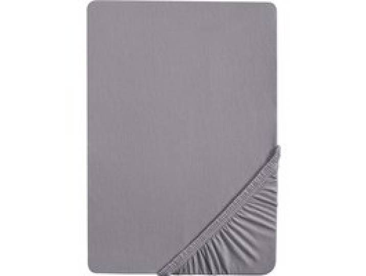 BIBERNA Drap-housse en jersey, 90-200 x 200-220 cm (taupe, 180-200 x 200 cm)
