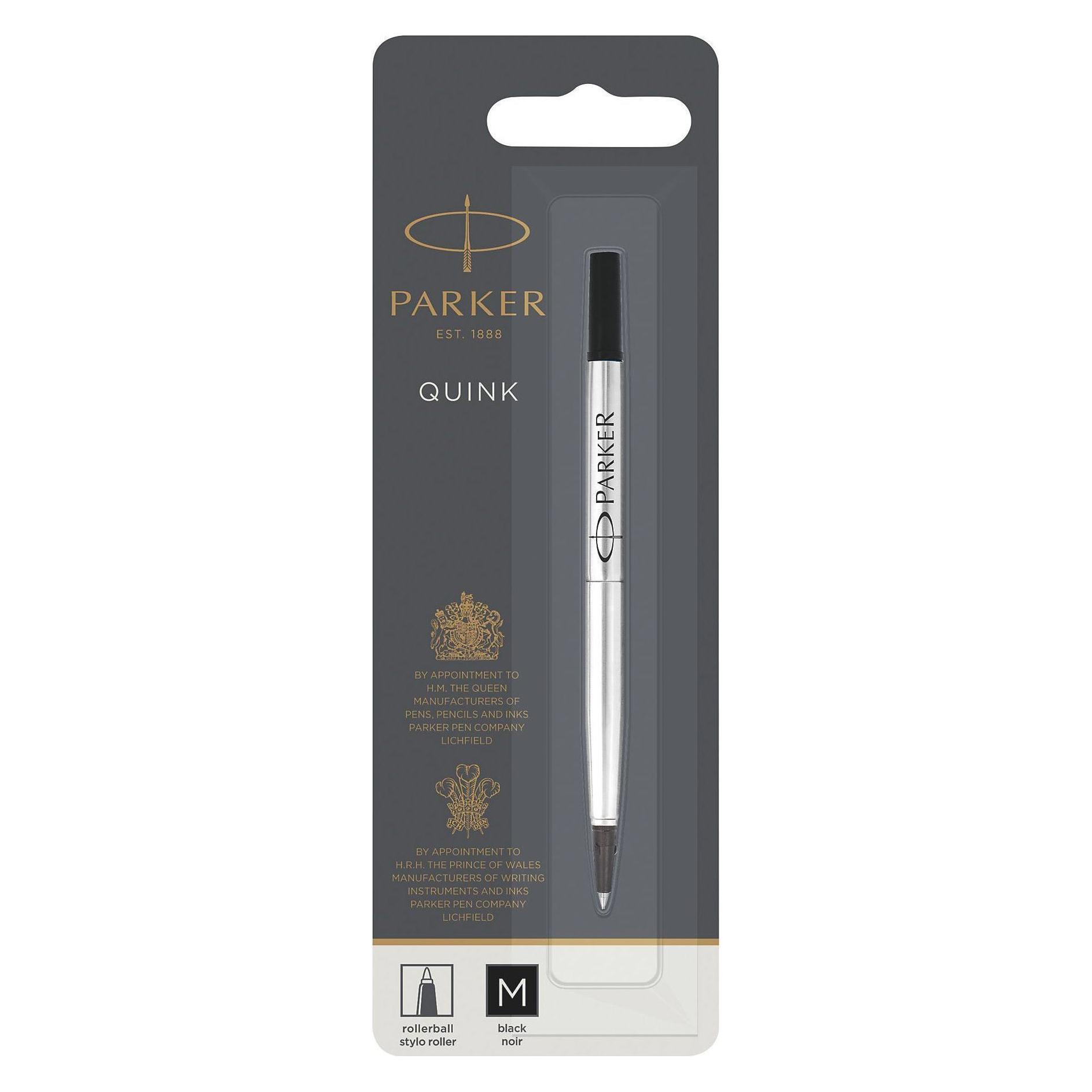 Parker Pen Ersatzmine für Kugelschreiber (Schwarz, 0.70 mm, 1 Stk.) (S0168630)