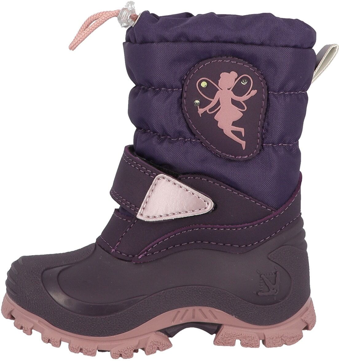 Winterstiefel LURCHI "Lurchi Flix", Damen, Gr. 26, lila, Kunstfaser, Schuhe Winterstiefel