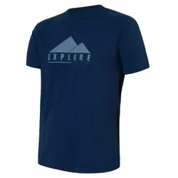Sensor Merino Air PT Explore Herren T-Shirt kurzarm dunkelblau Gr. XL