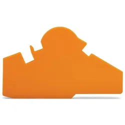 Wago 282-386 Abschluss- und Trennplatte,1,5 mm dick,ohne Plombiermöglichkeit,orange 282386  - 10 Stück