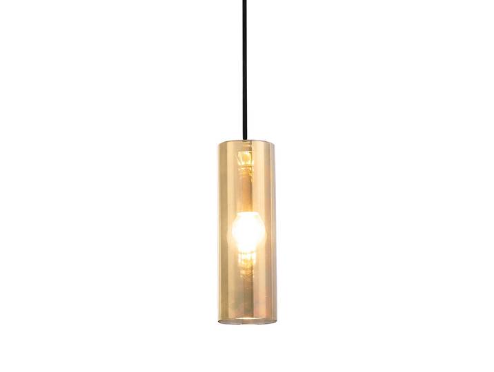 Suspension Gioia Ø 8cm Doré/Doré Verre coloré / Métal mixte E14