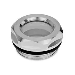 Ölschaugläser, Aluminium / Floatglas (743-14-G1/2-B)