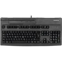 Cherry G80-8000 Card Reader BLK DE (DE, Kabelgebunden), Tastatur, Schwarz