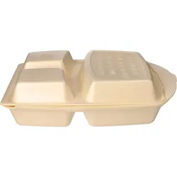 PAPSTAR Einweg-Menüschalen beige