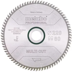 Metabo Sägeblatt multi cut - professional FZ / TZ 10° - 628084000