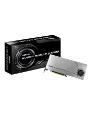 ASRock HYPER QUAD M.2 CARD Schnittstellenadapter Expansion Slot to Card PCIe 4.0 x16 (90-MCA0G0-00UANZ)