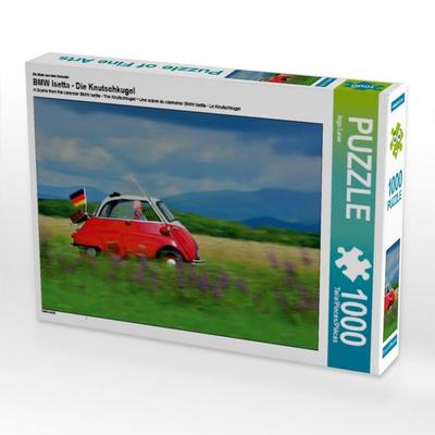 CALVENDO Puzzle Ein Motiv aus dem Kalender BMW Isetta - Die Knutschkugel | 1000 Teile Lege-Größe 64x48cm Foto-Puzzle für glückliche Stunden