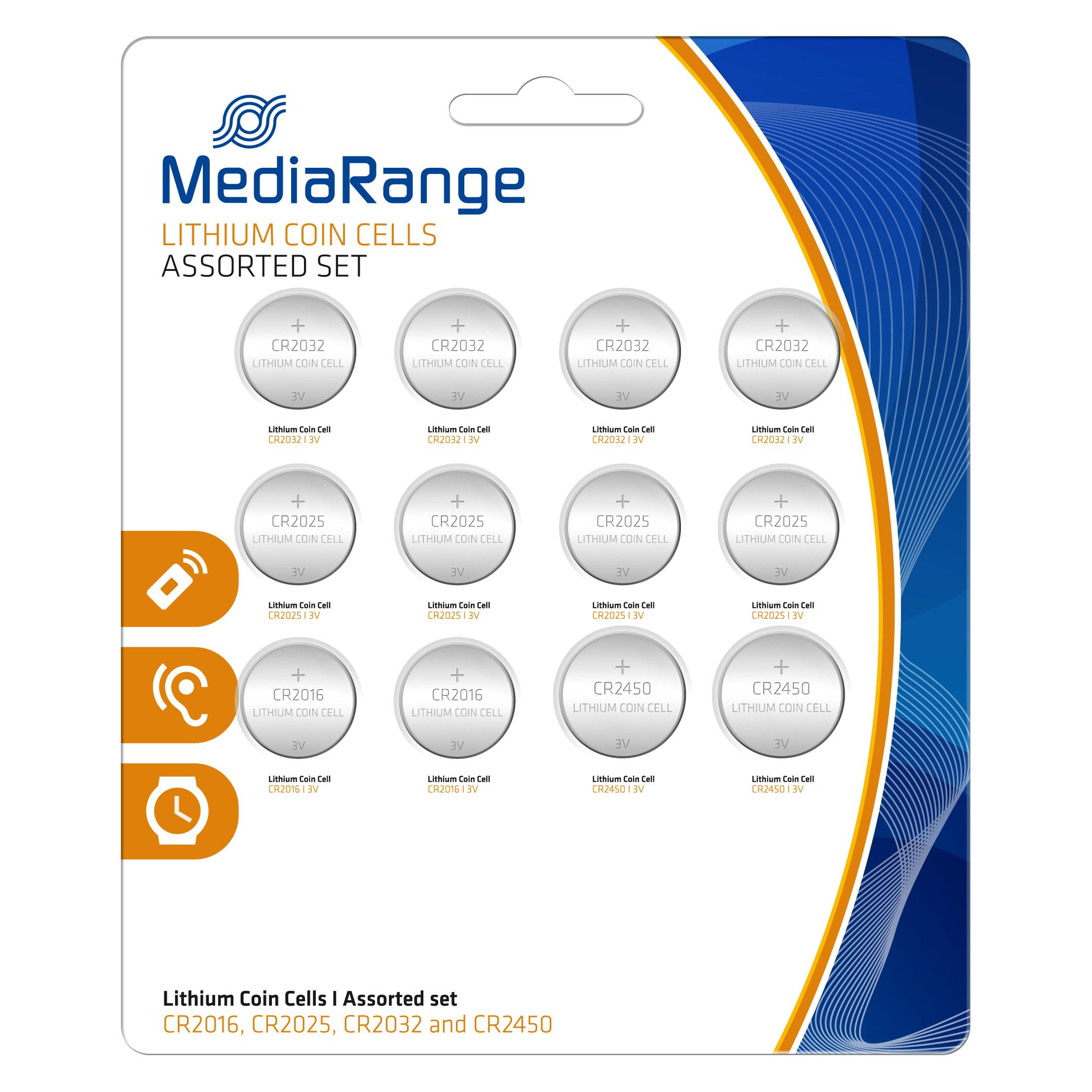 MediaRange Lithium Coin Cells (1 Stk., CR2025, 75 mAh) (MRBAT139)