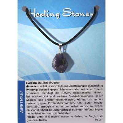 Amethyst Healing Stones Maxicard