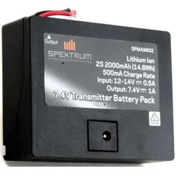 Spektrum LiPo Pack 2000 mAh Senderakku für DX6 V2, DX7 und DX8 (2000 mAh, 7.40 V)