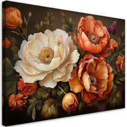 WANDBILD natur botanicals blattwerk blumen