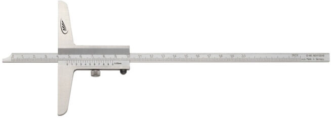 Jauge de profondeur DIN862 500mm règle de mesure droite HELIOS PREISSER ; Helios-Preisser (0282507)