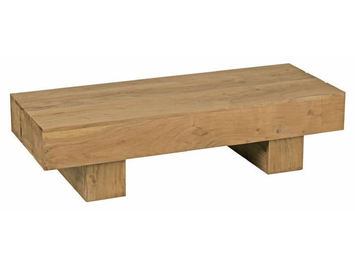 Couchtisch Marcalli 120x45 Massivholz Akazie