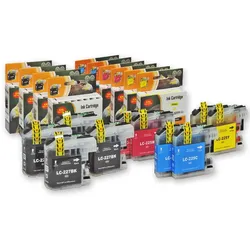 Kompatibel Brother LC-225 XXL, LC-227 XXL Set 10 Druckerpatronen alle Farben von D&C