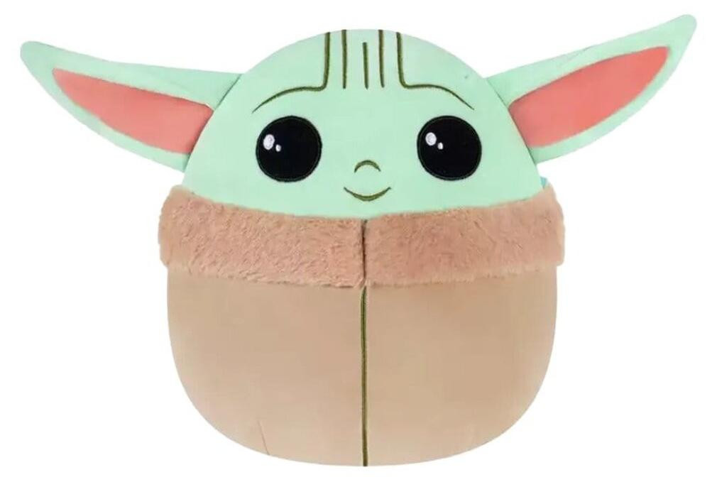 Jazwares Star Wars Squishmallow pluche figuur Grogu, 20 cm