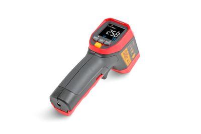 KERN Infrarotthermometer JIT 200, Laserklasse 2, °C und °F, Messbereich -32 °C bis +1100 °C, interner Speicher, Batteriebetrieb, rot-schwarz