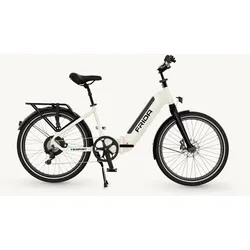Blaupunkt Frida 24" Falt-E-Bike – 580 Wh, Shimano 8-Gang, Hydraulikbremsen, Creme Weiß