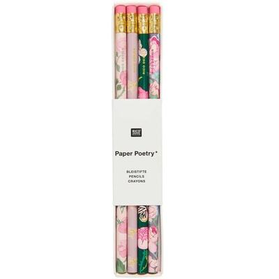 Bleistiftset La Vie en Rose, 4 Stk.