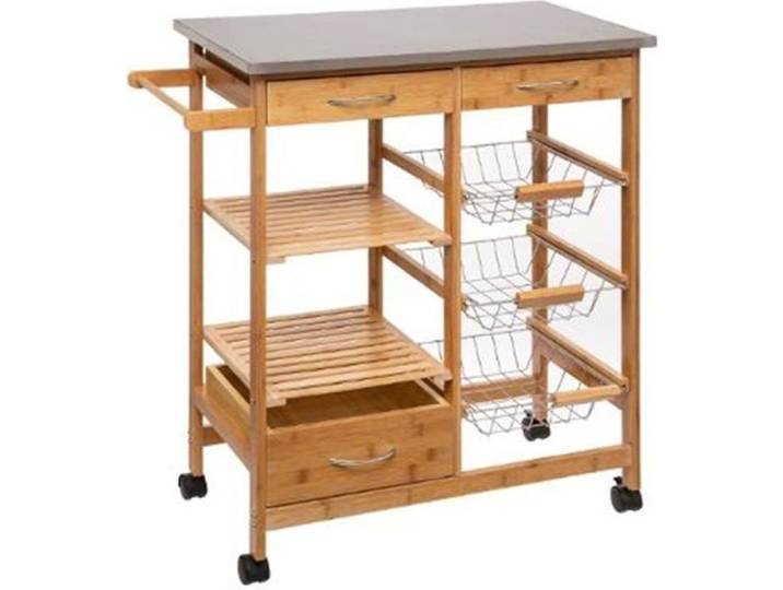 Desserte de Cuisine  Bambou  86cm Naturel