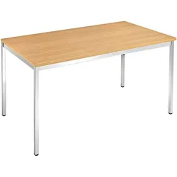 SODEMATUB Rechtecktisch 140x80 cm braun, 140x74 cm