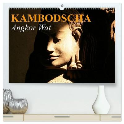 Kambodscha • Angkor Wat (hochwertiger Premium Wandkalender 2027 DIN A2 quer), Kunstdruck in Hochglanz