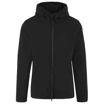 Sweatjacke MISTERTEE "MisterTee Basic Hooded Zipper", Herren, Gr. M, schwarz, 80% Baumwolle, 20% Polyester, unifarben, Rundhals, Sweatjacken Sweatjacke